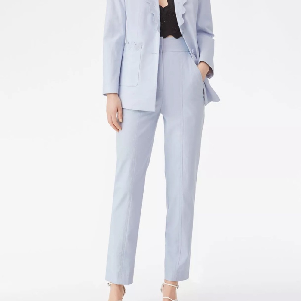 Rebecca Taylor Slub Denim Pant size 16